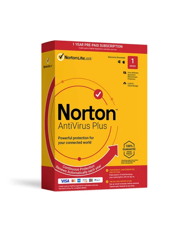 Norton – AntiVirus Plus 1 Device 1 Year